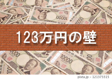 123万円の壁（年収の壁） 121373315