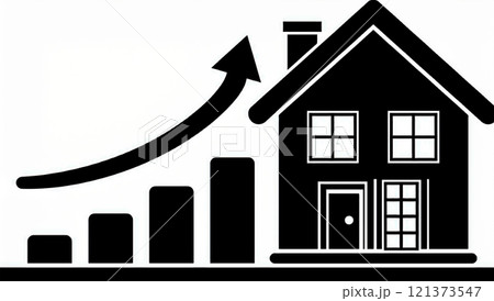 不動産価格上昇イメージ 121373547