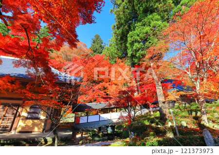 【滋賀県】晴天の永源寺の紅葉 【滋賀県】晴天の永源寺の紅葉 121373973