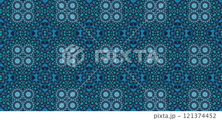 Abstract Kaleidoscope Geometry Psychedelic Art Fabric textile Pattern Background Wallpaper 121374452