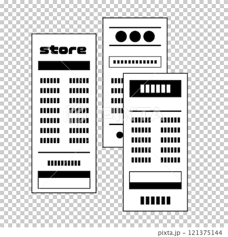 色々なレシート 色々なレシート 121375144