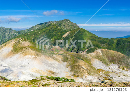 エンマ台（地獄谷展望台）から見る奥大日岳　北アルプス劔岳登山 121376398