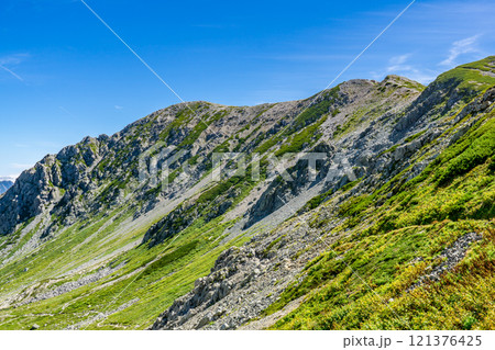 別山乗越から見る別山　北アルプス劔岳登山 121376425