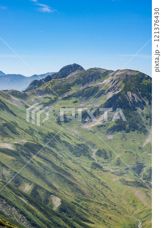 剱御前山から見る浄土山と龍王岳　北アルプス劔岳登山 121376430