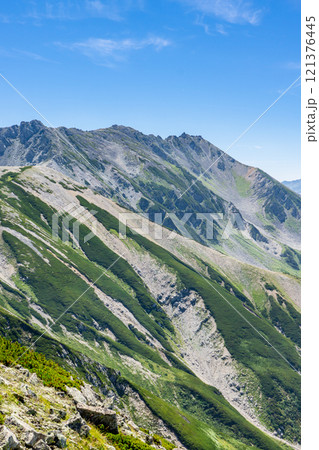 別山への登山道から見る立山　北アルプス劔岳登山 121376445