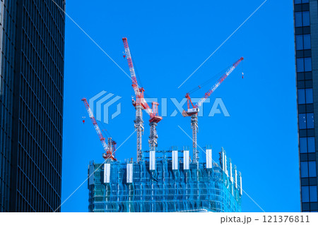 日本の東京都市景観 年の瀬。日本橋一丁目の再開発事業などを望む=令和6年12月22日 日本の東京都市景観 年の瀬。日本橋一丁目の再開発事業などを望む=令和6年12月22日 121376811