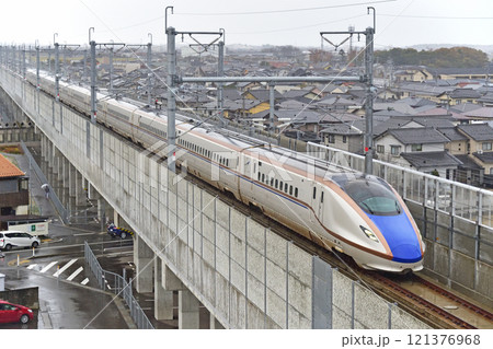 北陸新幹線 小松-金沢 JR西日本 W7系 W11編成(白山) はくたか つるぎ かがやき 北陸新幹線 小松-金沢 JR西日本 W7系 W11編成(白山) はくたか つるぎ かがやき 121376968