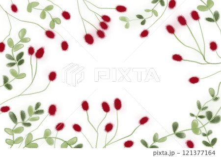 吾亦紅（ワレモコウ）の花のカード 121377164