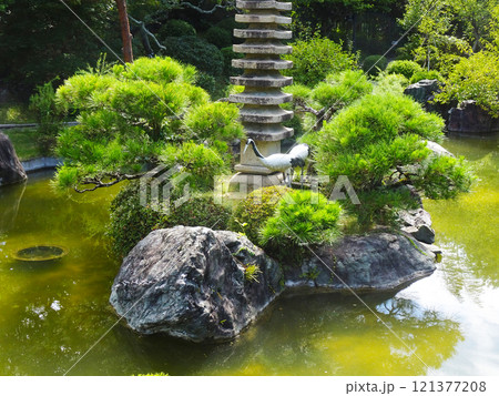 旧吉田茂邸の日本庭園（神奈川県大磯町） 121377208