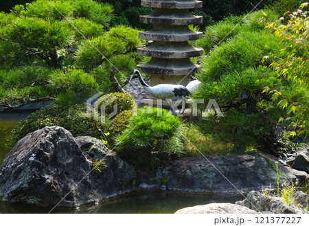 旧吉田茂邸の日本庭園（神奈川県大磯町） 121377227