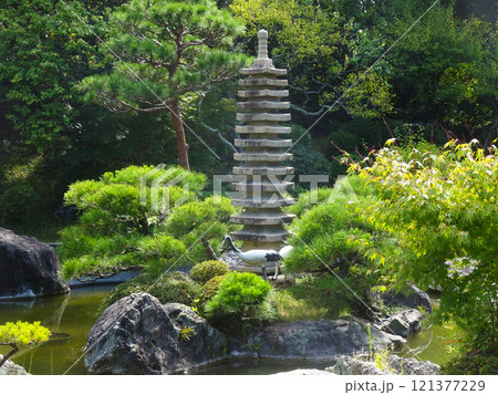 旧吉田茂邸の日本庭園（神奈川県大磯町） 121377229