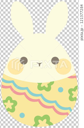 復活節兔子復活節蛋白向量素材 復活節兔子復活節蛋白向量素材 121377284