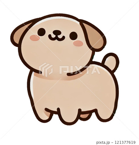 犬のミニキャラ 121377619