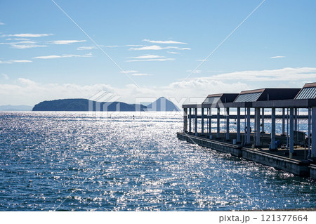 瀬戸内海の児島観光港(岡山県倉敷市) 121377664