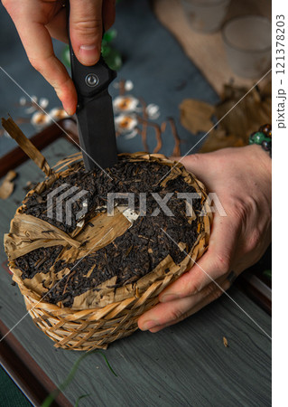 Unique Herbal Preparation Crafted with HandCarved Tools That Celebrate Nature and Culture Unique Herbal Preparation Crafted with HandCarved Tools That Celebrate Nature and Culture 121378203