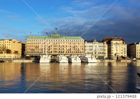 Stockholm, Sweden - January 05, 2015. Grand Hotel in Stockholm. 121379488
