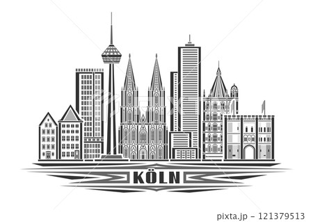 Vector illustration of Koln Vector illustration of Koln 121379513
