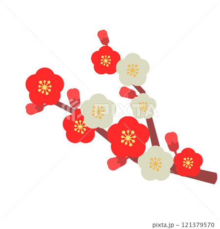 梅の花のイラスト 梅の花のイラスト 121379570