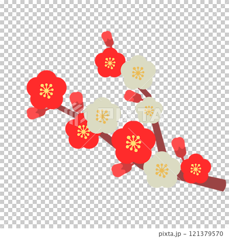 梅花插圖 梅花插圖 121379570