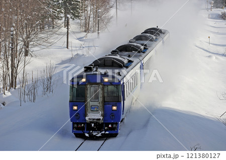 宗谷本線 蘭留ー塩狩 JR北海道 キハ183系 サロベツ 宗谷本線 蘭留ー塩狩 JR北海道 キハ183系 サロベツ 121380127