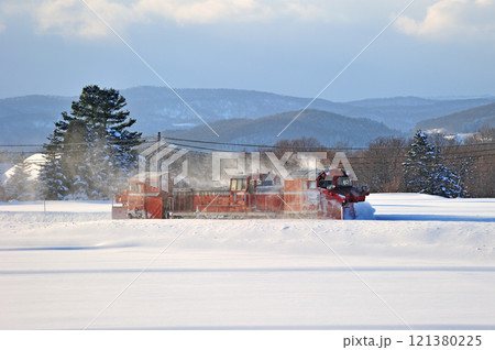 石北本線　愛別－東愛別　JR北海道　DE15-1543（旭川）　ラッセル　常時排雪列車　常排 121380225