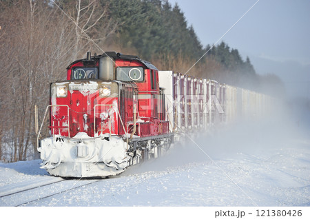 石北本線 遠軽-安国 JR貨物 DD51-1086+コキ+DD51-1150(鷲別) 石北本線 遠軽-安国 JR貨物 DD51-1086+コキ+DD51-1150(鷲別) 121380426