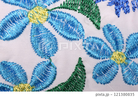 Fragment of linen embroidered shirt for a girl. Fragment of linen embroidered shirt for a girl. 121380835