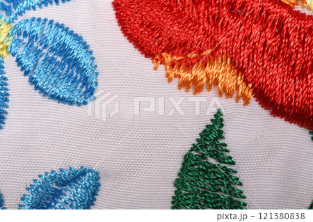 Fragment of linen embroidered shirt for a girl. Fragment of linen embroidered shirt for a girl. 121380838