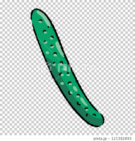 手繪黃瓜插畫2 手繪黃瓜插畫2 121382693