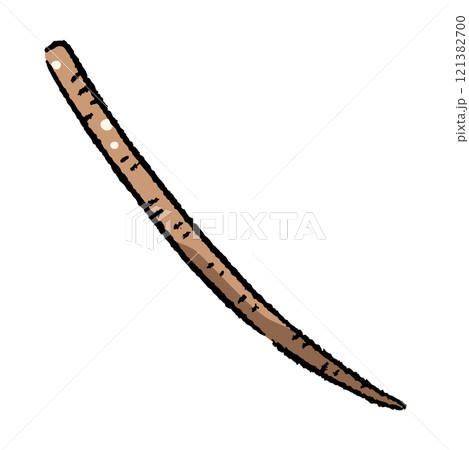 手描きのゴボウのイラスト2 121382700