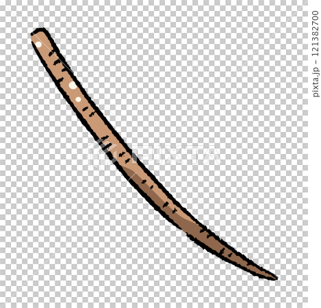手描きのゴボウのイラスト2 121382700