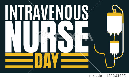 Intravenous Nurses Day on January 25th design templet 121383665