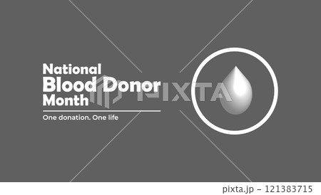 National blood donor month design templet 121383715