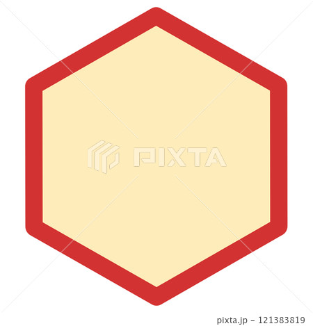 和風なフレーム 121383819