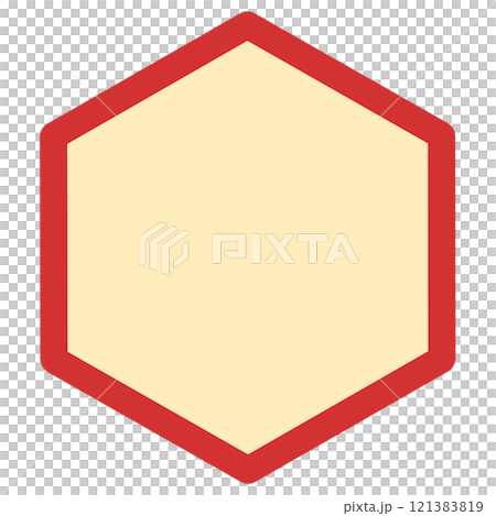 和風なフレーム 121383819