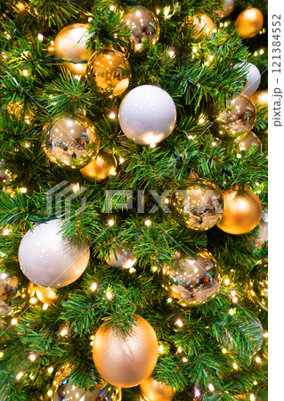 Christmas tree design decorations. celebrating New Year and Christmas Christmas tree design decorations. celebrating New Year and Christmas 121384552