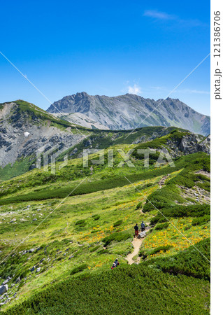剱御前から見る立山 北アルプス劔岳登山 剱御前から見る立山 北アルプス劔岳登山 121386706