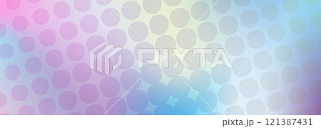 Dancing  Dots, Gradient Texture banner Background with copy space 121387431