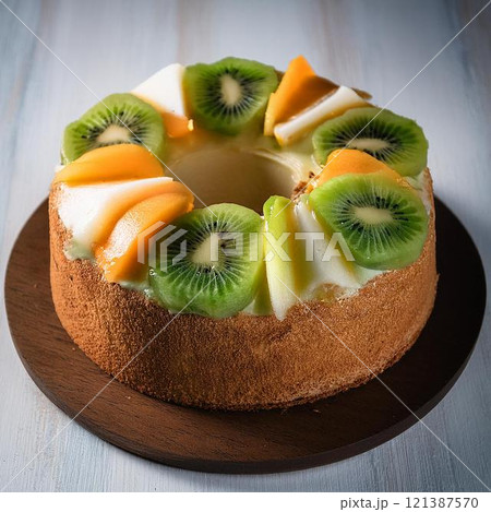 ケーキ屋　外壁　装飾品　オブジェ　オーナメント　キウイ　キウイフルーツ　断面 ケーキ屋 外壁 装飾品 オブジェ オーナメント キウイ キウイフルーツ