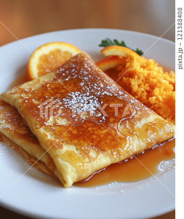 「デザートの女王」と呼ばれた洋菓子,クレープシュゼット 121388408