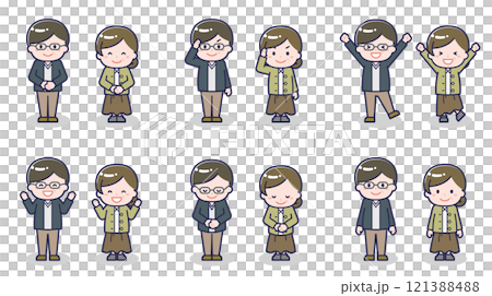 中年男女休閒裝01 中年男女休閒裝01 121388488