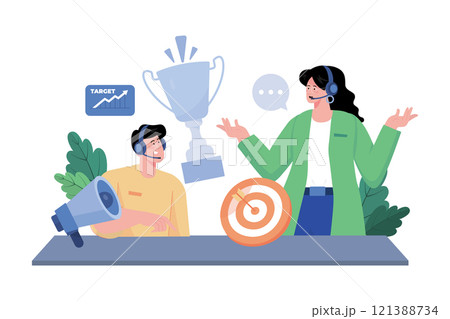 Customer success manager providing guidance to customers to achieve their goals. 121388734