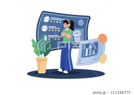 Tech support representative using customer feedback to improve technical support processes. 121388775