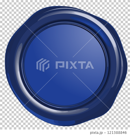 Blue seal stamp emblem vector illustration 121388846