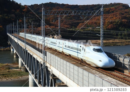 【JR西日本】N700系7000番台「みずほ」（山陽新幹線：新倉敷〜岡山） 121389283