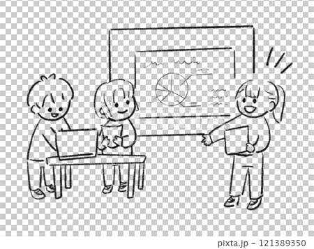 學生在課堂上展示 學生在課堂上展示 121389350
