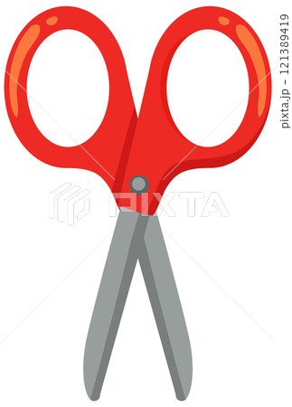 Colorful Scissors Vector Illustration Colorful Scissors Vector Illustration 121389419