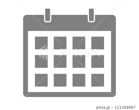 カレンダーアイコン(スケジュールマーク) カレンダーアイコン(スケジュールマーク) 121389967