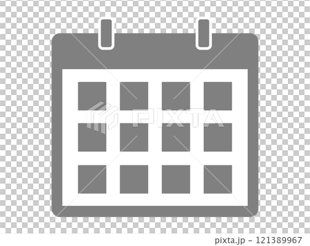 カレンダーアイコン(スケジュールマーク) カレンダーアイコン(スケジュールマーク) 121389967