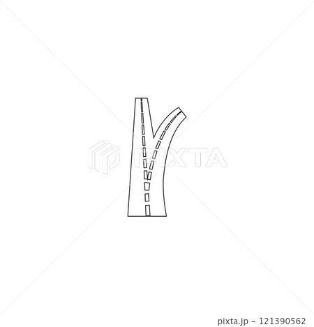 fork in the road logo fork in the road logo 121390562